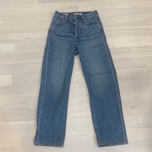 Levi’s Ribcage Straight Ankle Jean, Light Blue